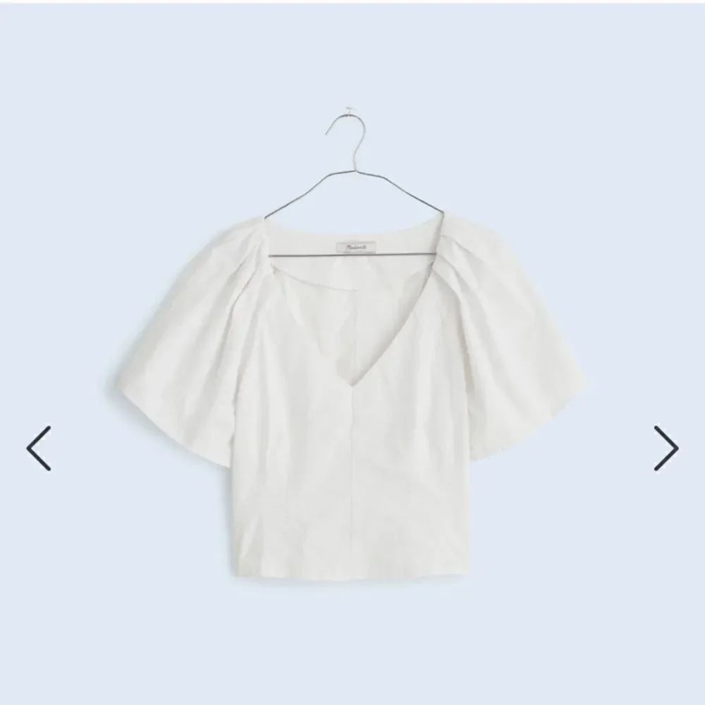 Madewell Darted V-Neck Top in Floral